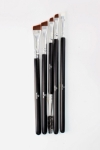 5-Piece Set of Angled Flat Brow Brushes