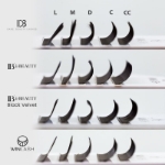 Black Velvet Eyelash Extensions, 0.07 Thickness, IB-WinLash Brand