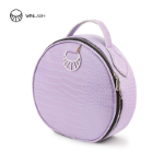 Picture of Round Tool Case – Compact Round Cosmetic Pouch with Dividers