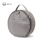 Picture of Round Tool Case – Compact Round Cosmetic Pouch with Dividers