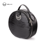 Picture of Round Tool Case – Compact Round Cosmetic Pouch with Dividers