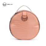 Picture of Round Tool Case – Compact Round Cosmetic Pouch with Dividers