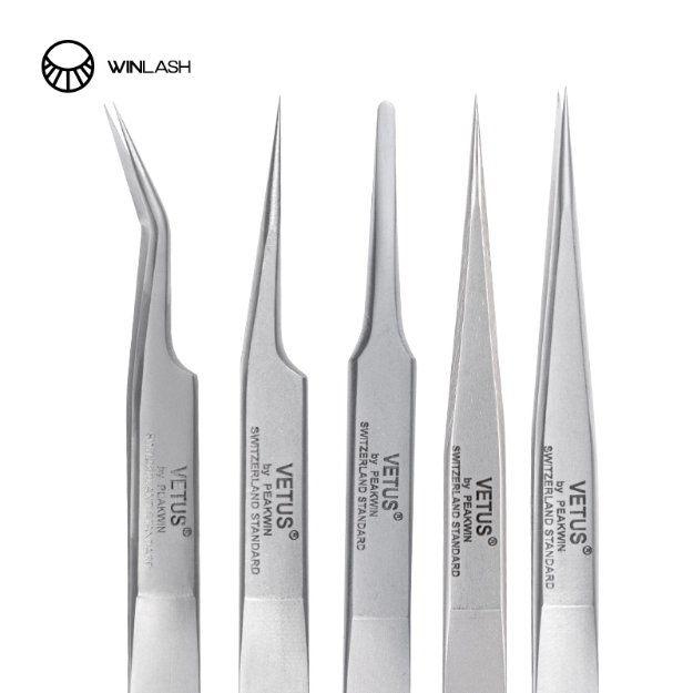 Picture of Vetus  Angled Tip Tweezer 7-SA