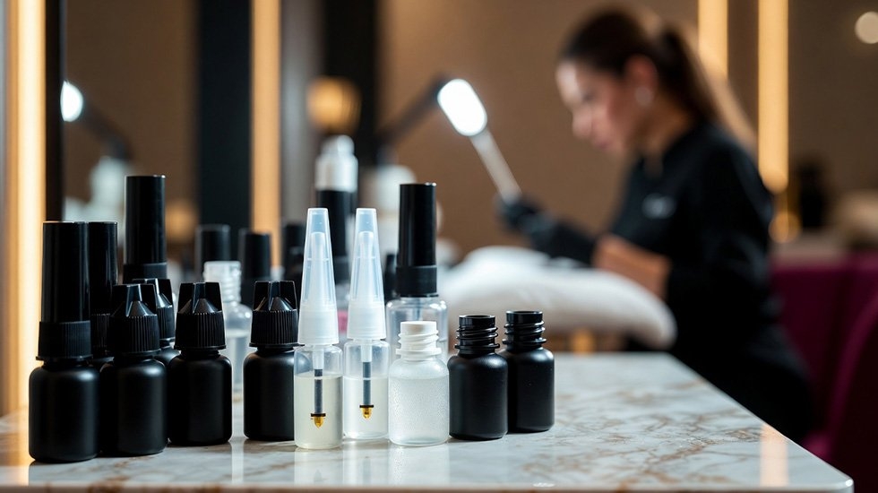 Different types of lash glue and their strength for extensions