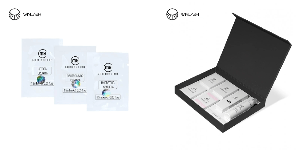 my lamination 3-step kit and professional kit