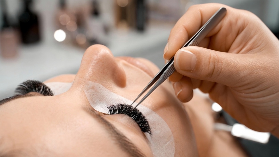 What Is Eyelash Glue and How It Works | Professional Lash Extension Adhesives | Winlash Eyelash extension glue application and potential side effects on sensitive eyes