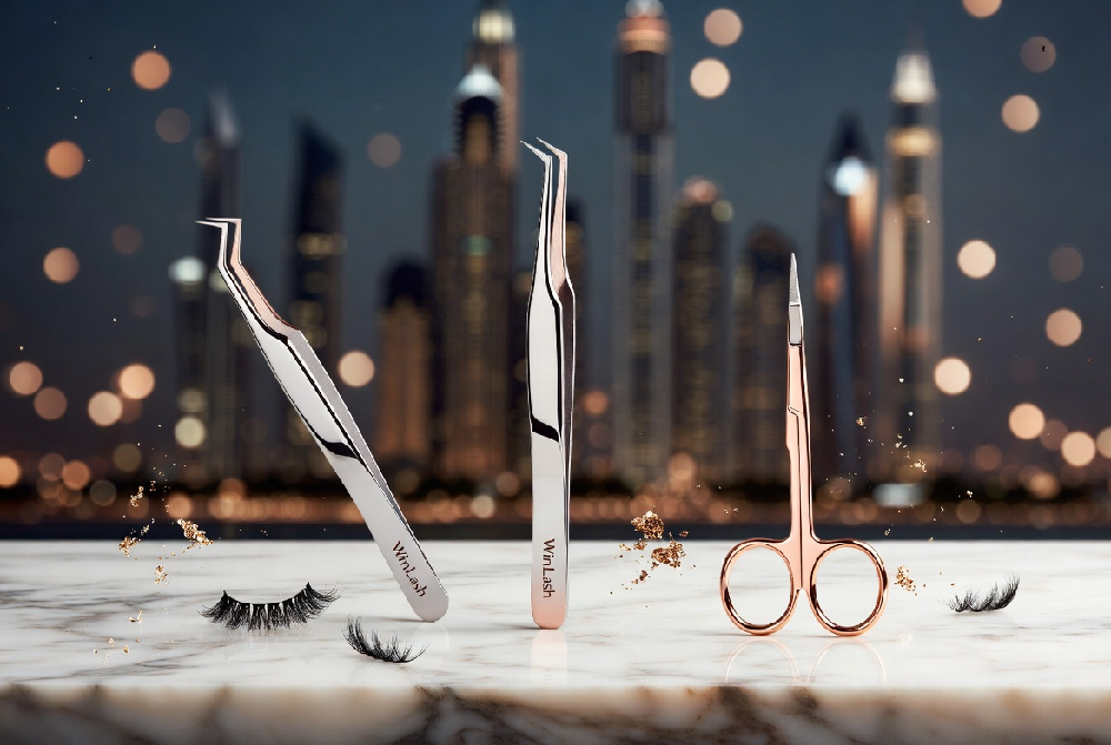 Shop the best eyelash applicator tools online – rust-resistant and pro-approved | winlash Winlash premium collection of false lash applicator tools and tweezers in Dubai | winlash