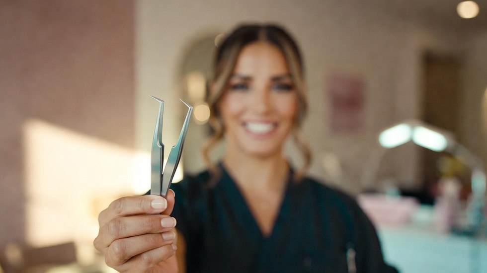 Before and After Professional Lash Tweezer Maintenance - Clean Sharp Tools vs Rusty Damaged Tweezers