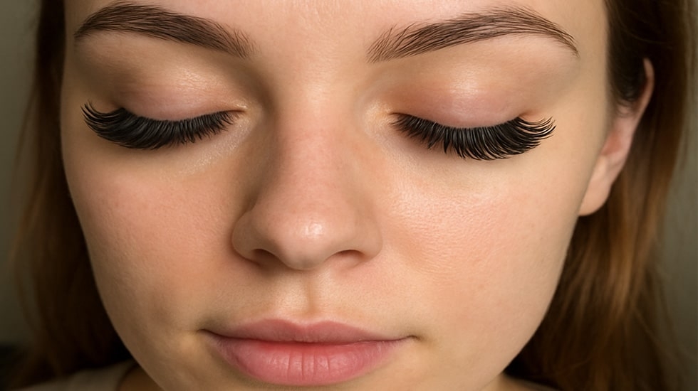 How Long Do Lash Extensions Last? Professional Volume & Classic Lash Extensions Dubai | Winlash.ae How long do lash extensions last – close-up of perfect classic and volume eyelash extensions on female eye – Winlash Dubai