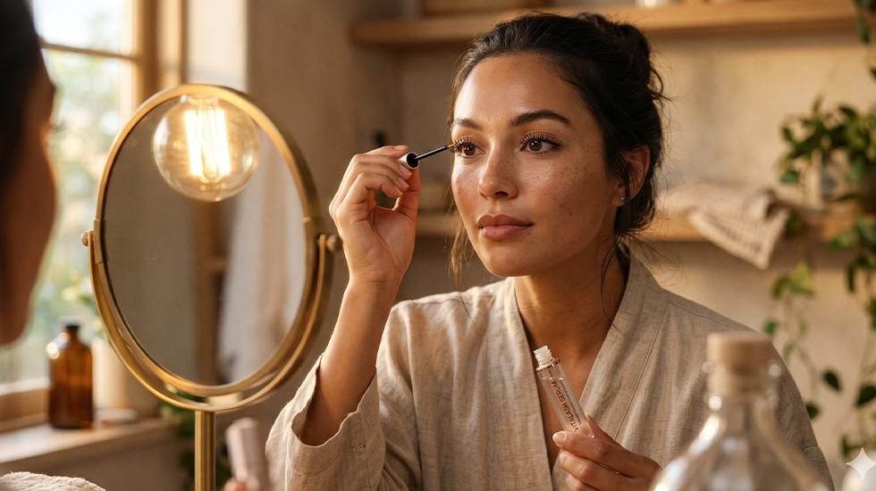 Rehydration After Gym | Essential Lash Serum for Long-Lasting Lift | Winlash Daily rehydration with vitamin lash serum for active lifestyle