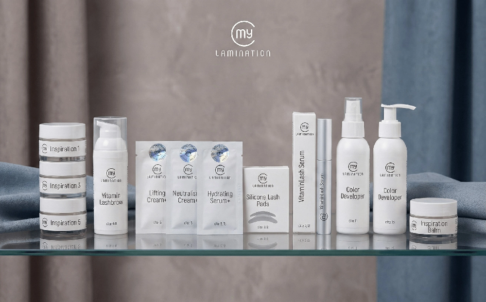 my lamination lash lift products and tinting dyes