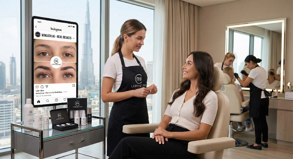 My Lamination professional lash lift kits and Vitamin in UAE