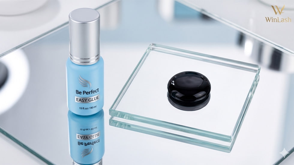 Be Perfect Easy Fast-Curing Lash Adhesive - Professional Salon Grade 7ml Trays UAE Be-Perfect-Easy-Eyelash-Extension-Glue-7ml-0.5-1s-Drying-Time-8-Week-Retention-Dubai-UAE-Professional-Lash-Adhesive