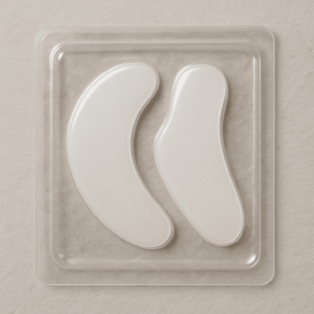 Flexible reusable silicone under-eye lift pads for wrinkle prevention, lash separation, and eyebrow securing in Dubai UAE