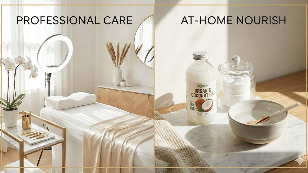 Comparison between professional salon removal and DIY eyelash extension removal