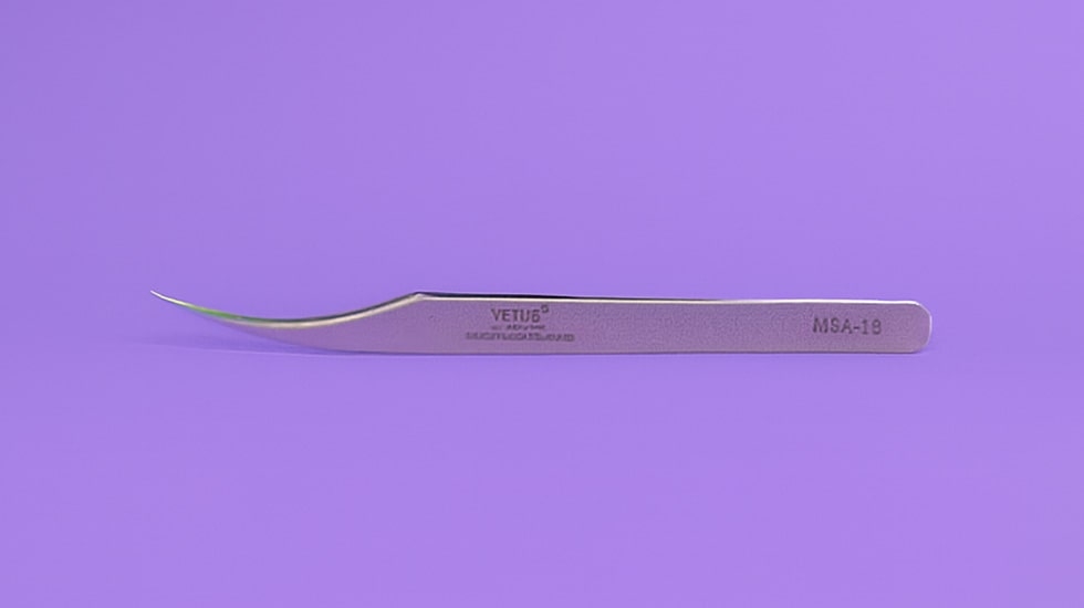 Top Dolphin Shaped Lash Tweezers for Eyelash Extensions in UAE | Winlash Dolphin shaped lash tweezers for volume and isolation in UAE