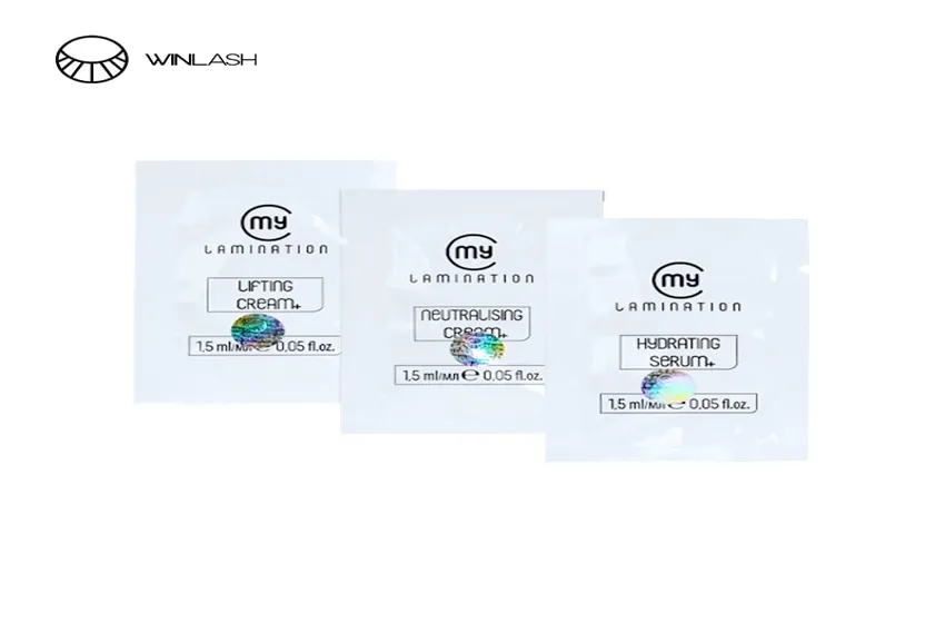 3-step MyLamination lash lamination kit with lifting , neutralizing and hydrating serum